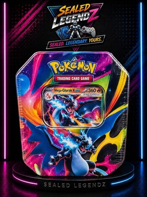 Pokemon Mega-Glurak X ex Tin  Box Deutsch OVP