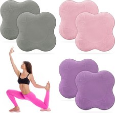 6 Pack Yoga Knee Pads, Pilates Knee Pad Cushion Extra Thick Foam for Knees Elbow