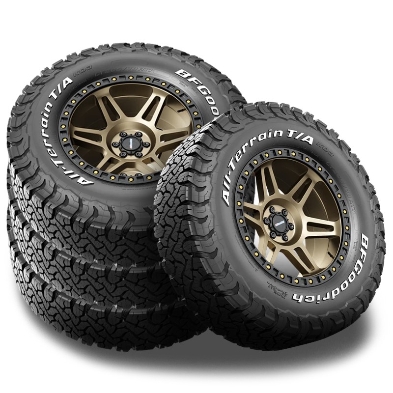 4 BFGoodrich All Terrain T/A KO3 RWL 265/65R18 117/114S 50K Mi Warranty 8 PLY