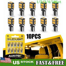 Amber W5w Led T10 Map Light Door Dome Light License Plate Light Bulb Kit 110set Amber W5w Led T10 Map Light Door Dome Light License Plate Light Bulb Kit 110set
