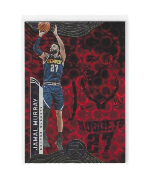 2021-22 Panini Illusions Trophy Collection Asia Red Parallel #22 Jamal Murray