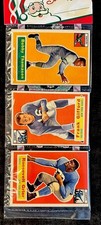 Original Find 1956 Topps FOOTBALL Frank Gifford Christmas Rack Pack Unopened