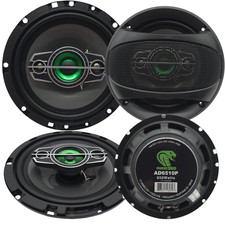 2 Pairs - AUDIO360 PRO  6.5" 1300 Watts 4-Way Car Audio Stereo Coaxial Speakers