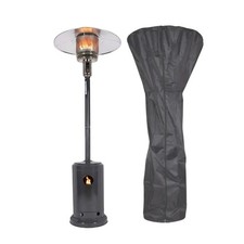 Gray Propane Standing Patio Outdoor Heater 41000 BTU by Chivari