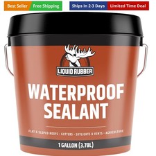 Waterproof Sealant – DIY Leak Repair Coating for Flat, Metal & Low Slope Roof...