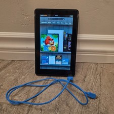 Amazon Kindle Fire 1st Generation D01400 - 7" WI-FI - Black Tablet Tested