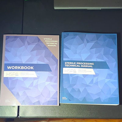 HSPA Sterile Processing Technical Manual and Workbook, 9th Edition For CRCST