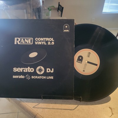 Rane Serato Control Vinyl 2.5 12'' Black Record DJ Scratch Live Time Code EX