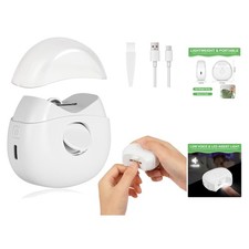 Leichter elektrischer Nageltrimmer für unterwegs mit automatischer Lichtfunktion