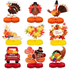 KatchOn, Thanksgiving Centerpieces For Tables - Pack of 9 | Friendsgiving