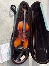 Vintage Full Size Violin 4/4 With Case and Bow 2