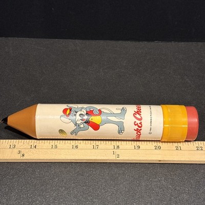 1986 Showtime Pizza Chuck E Cheese Pencil Holder Made In Hong Kong - Vintage