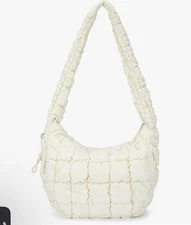 CLUCI Puffer Tote Bag for Women, Large Lightweight Quilted Carryall, Paddin Puff