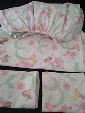 Pottery Barn Kids Floral Mermaid Print Full S...