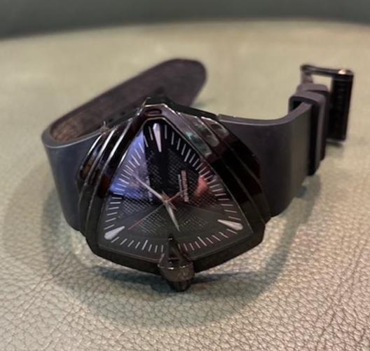 Hamilton Ventura Men's Black Watch H246150 for sale online - Main Image