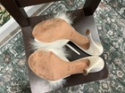 Agent Provocateur shoes 10.5 white satin Pom Pom Mule — photo 4