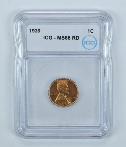 1939 Lincoln Wheat Cent MS66 RD ICG *4712