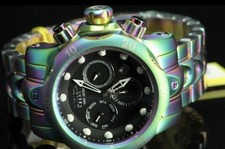 Invicta Reserve 52mm Venom Swiss Ronda Chrono Iridescent SS Bracelet Watch