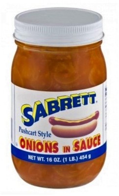 Sabrett Pushcart Style Onions In Sauce 16 oz Jars Onions Sauce Food Product