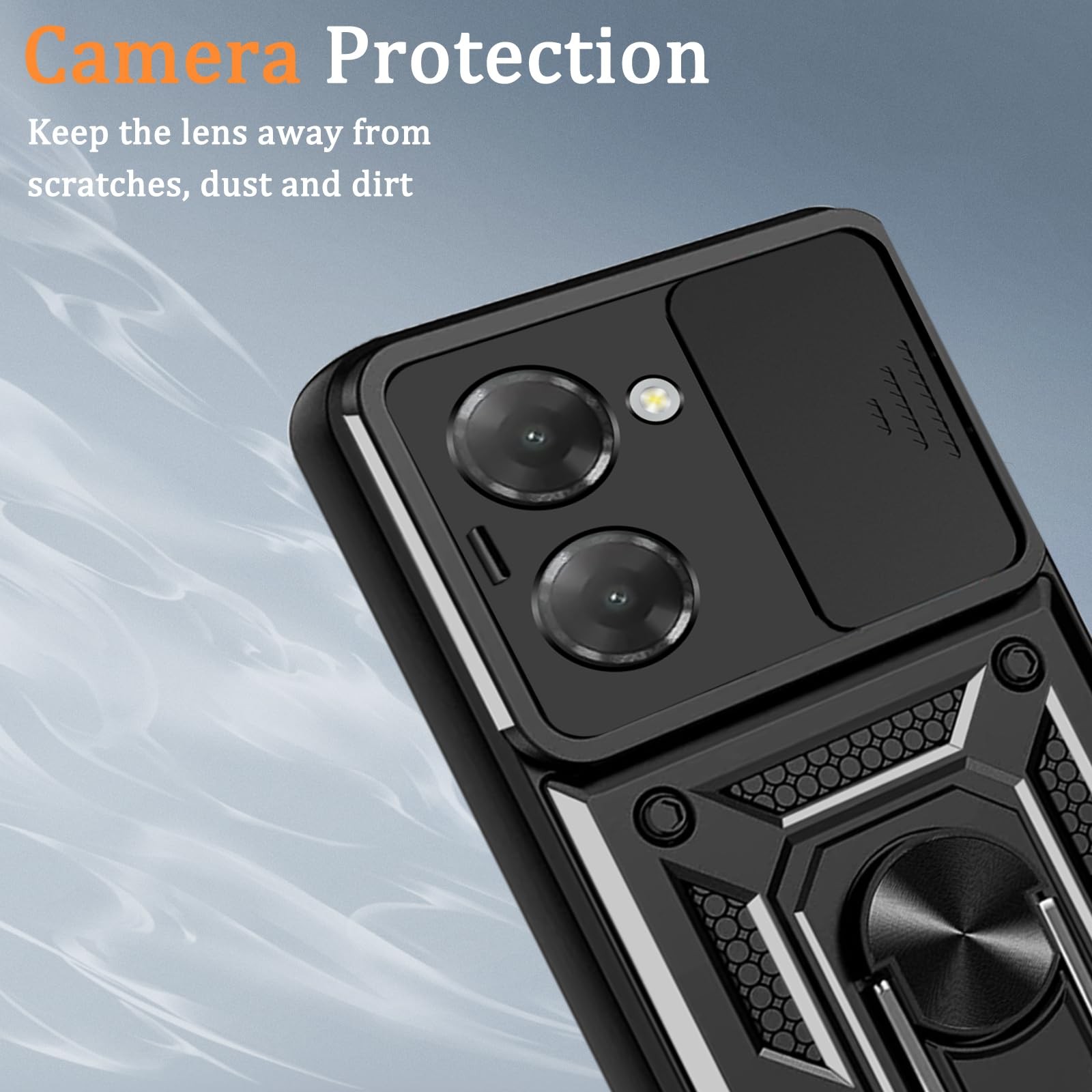 Coque Xiaomi Redmi A5 4G armure rigide avec cache objectif coulissant - 2