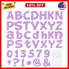 216 Pcs Glitter Bulletin Board Letters for Classroom Number Alphabet Punctuat...