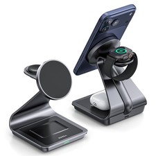 3-in-1 Wireless Charging Station for iPhone, Apple Watch  AirPods