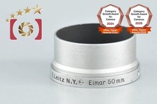 Very Rare  Leica Lens Hood for Elmar 50mm "N.Y. Engraved"