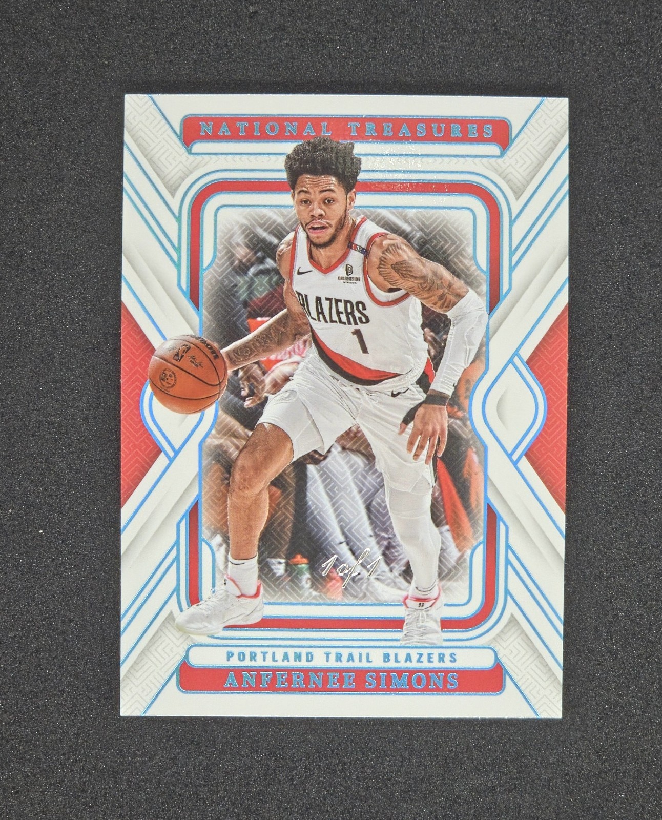 2024-25 Panini National Treasures Anfernee Simons 1/1