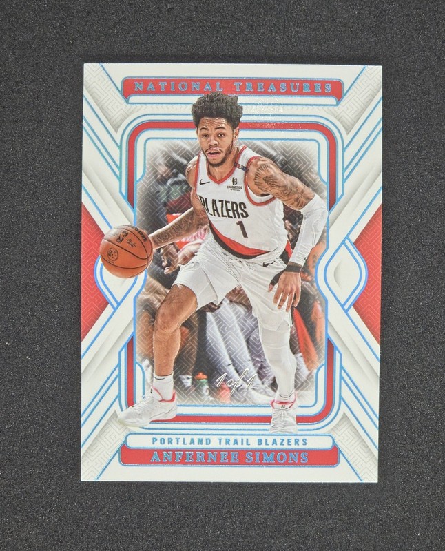 2024-25 Panini National Treasures Anfernee Simons 1/1