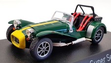 Norev 1/43 Scale Model Car 270213 - 1979 Caterham Super Seven - Green/Yellow