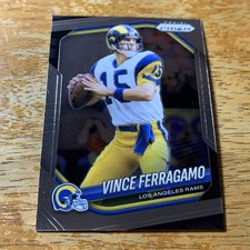Vince Ferragamo-Los Angeles Rams-2025 Prizm Football NFL #240-Retired