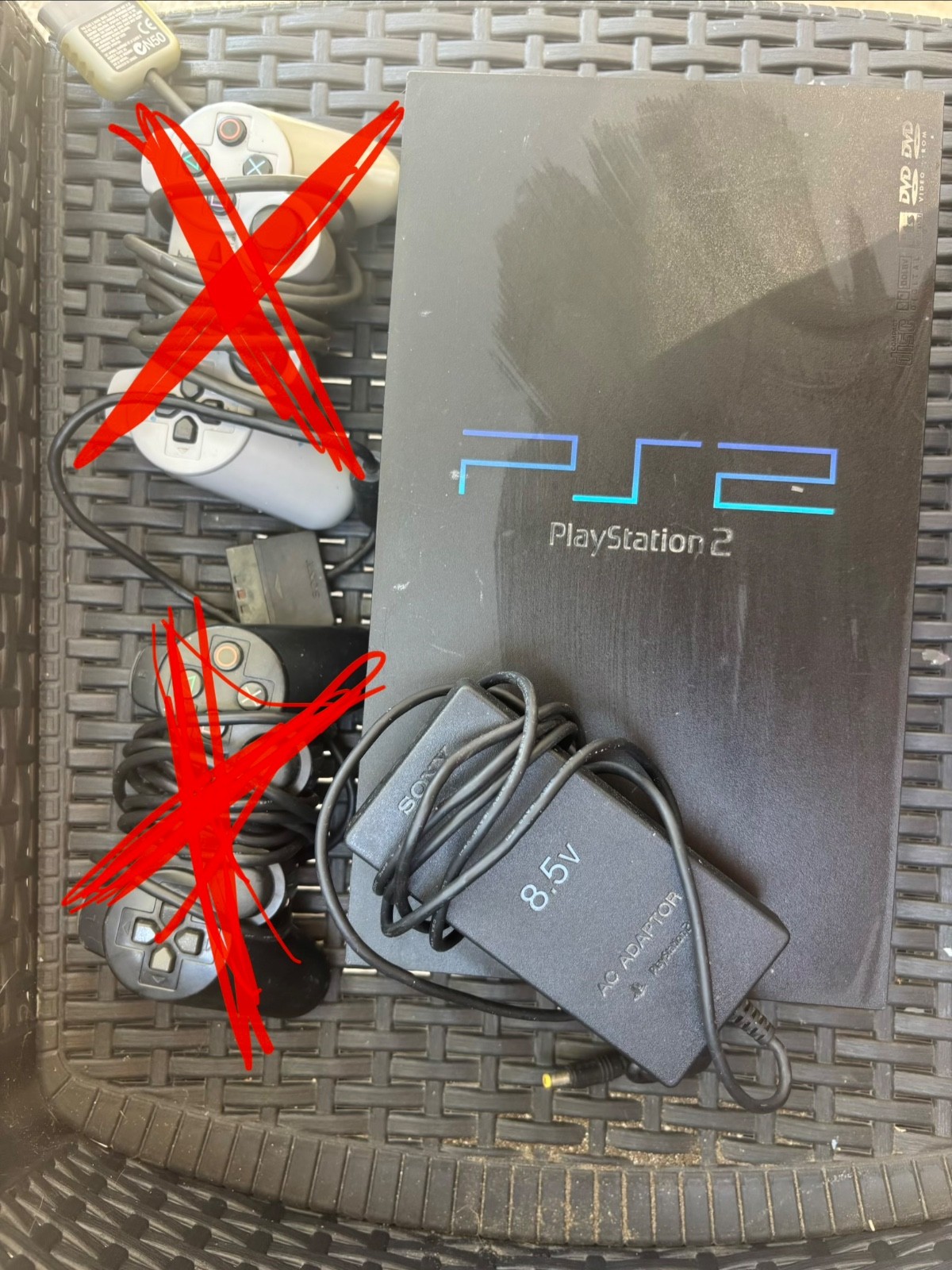 Sony Playstation 2 Console no joystick