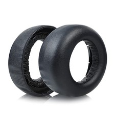 1Pair Replacement Soft Ear Pads Black Cushion for Memory Foam Headset