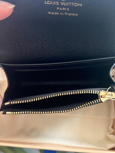 LOUIS VUITTON Geldbörse Porto Monnaie Rosari Monogram Reverse M82333 Braun Logo - Bild 7 von 12