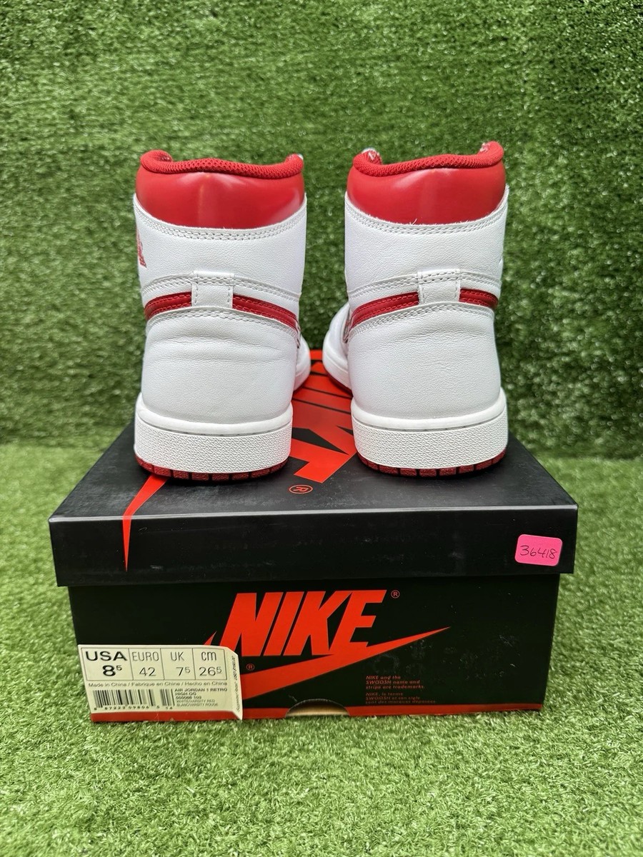 AIR JORDAN 1 RETRO HIGH OG メタリックレッド Size 8.5 - Air Jordan 1 Retro OG High Metallic Red 887223098065| eBay