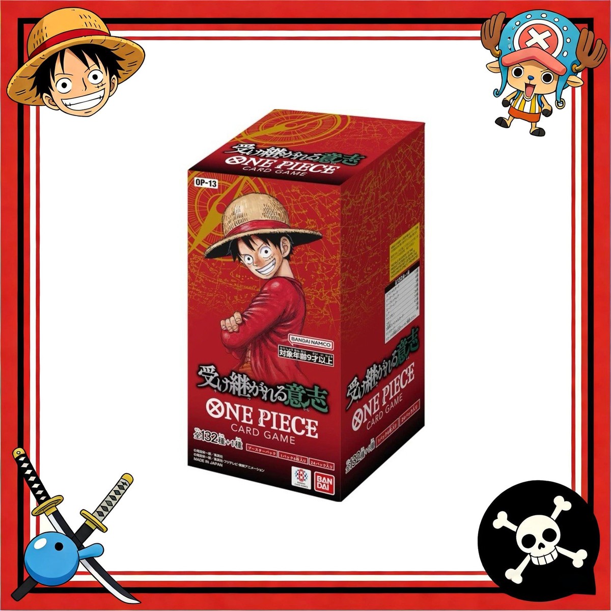 ONE PIECE Card OP-13 Carrying on His Will Booster Box Sealed