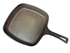 Vintage Wagner Ware Sidney 0 Square Cast Iron Skillet #1218 B Frying Pan, 9 1/2"