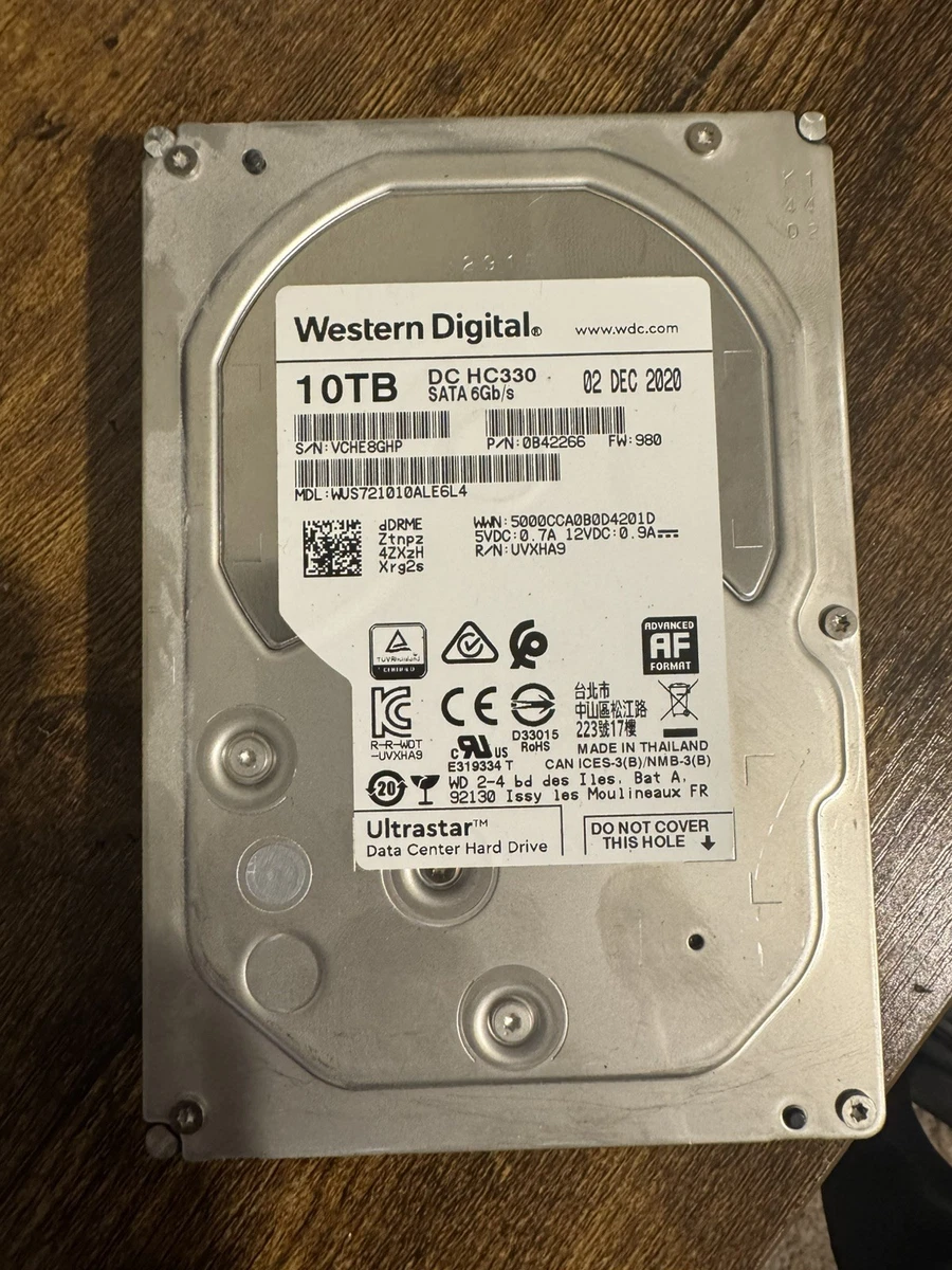Western Digital SATA III 10 TB Internal Hard Disk Drives for sale
