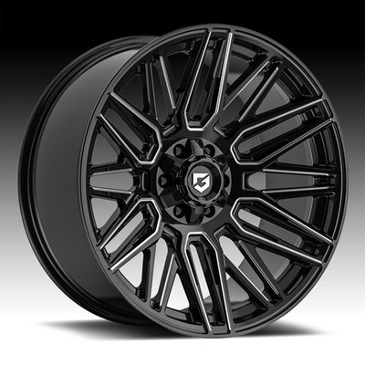 Gear Off Road 770BM Edge Gloss Black Milled 22x10 6x135 / 6x5.5 10mm