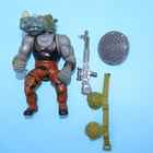 1988 Vintage Teenage Mutant Ninja Turtles ROCKSTEADY SOFT HEAD figure TMNT  VG+