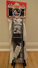 NEW Camera Shoulder Neck Strap Vintage Disney Mickey Mouse Face in Frame GRAY