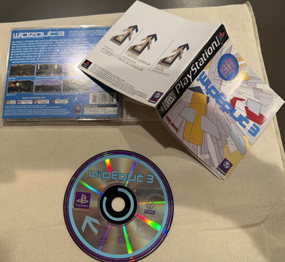 Wipeout 3 Sony PS1 1999 NTSC-U/C Racing Psygnosis E Complete w/ Manual