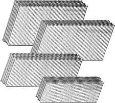 16 Gauge Angled Finish Nails 20 Degree 4000 Pack Galvanized Assorted Size
