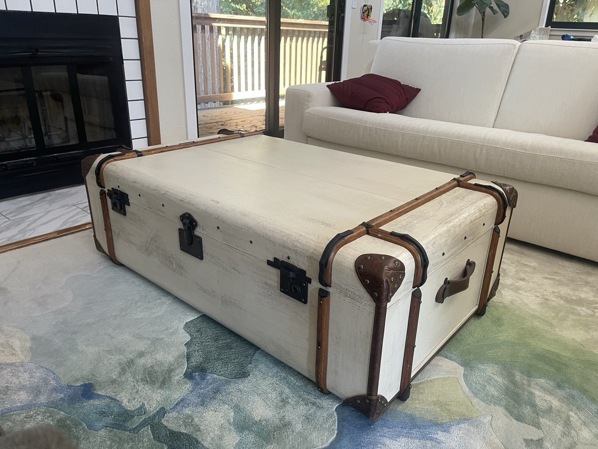 $4345 RH Richard's Trunk Coffee Table | eBay