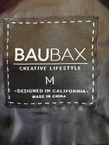 NWT Baubax Men’s Water Resistant Bomber Jacket in Red With A Hood sz M NEW image 3
