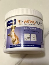 MovoFlex Hip Joint Support Soft Chews for Medium Dogs 40-80lbs 60 Chews