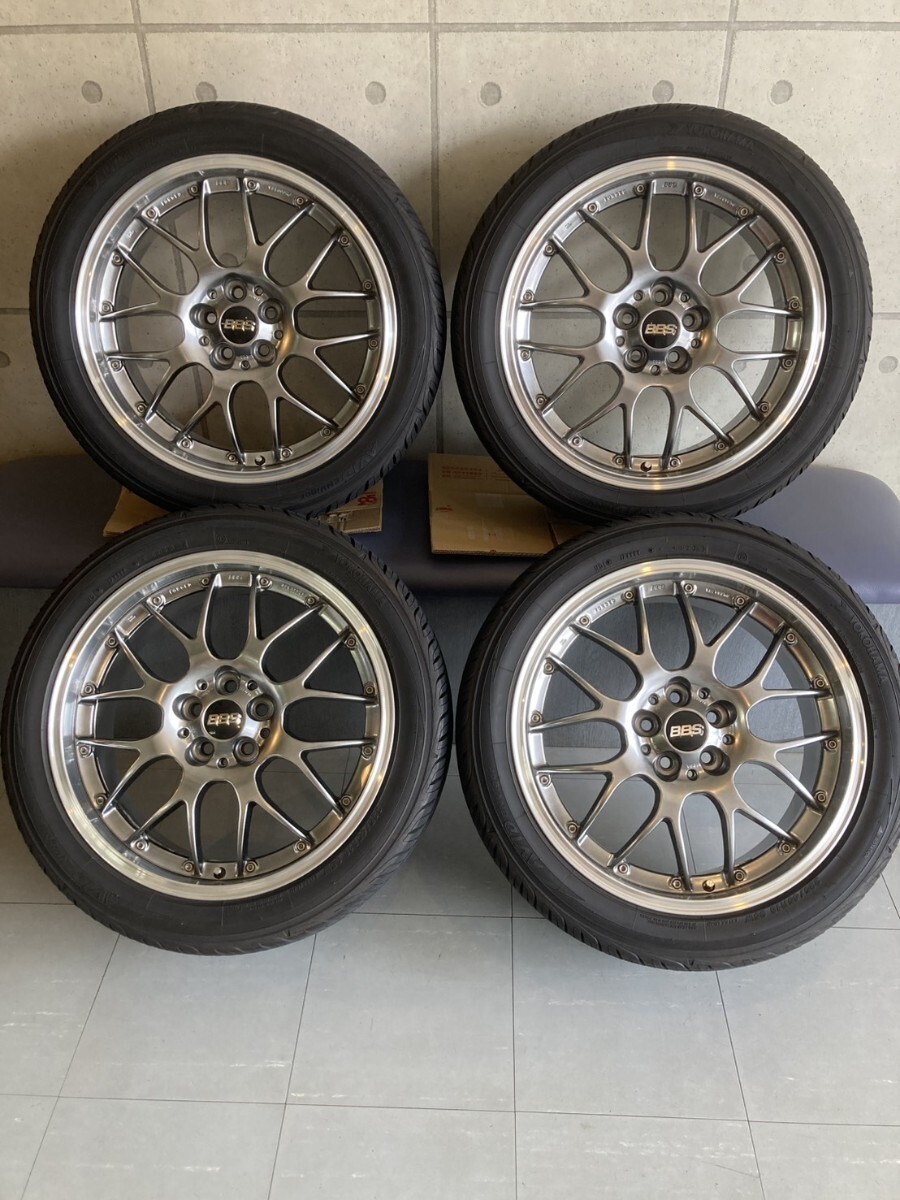 【ゆー⭐︎】BBS RS907 ゴールド 18インチ ホイール BBS BBS RS-GT RS907 18インチ 鍛造 アルミホイール 4本 タイヤ付 RS-GT