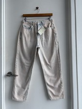 Very Stone Washed Straight Leg Jeans - Size 10