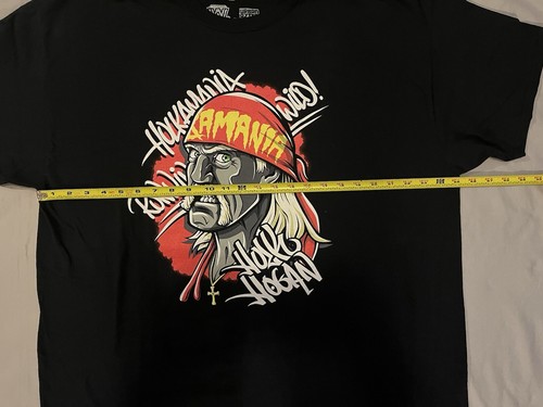 WWE Hulk Hogan T Shirt Urban Aztec Hulkamania Short Sleeve 2XL - Picture 3 of 15
