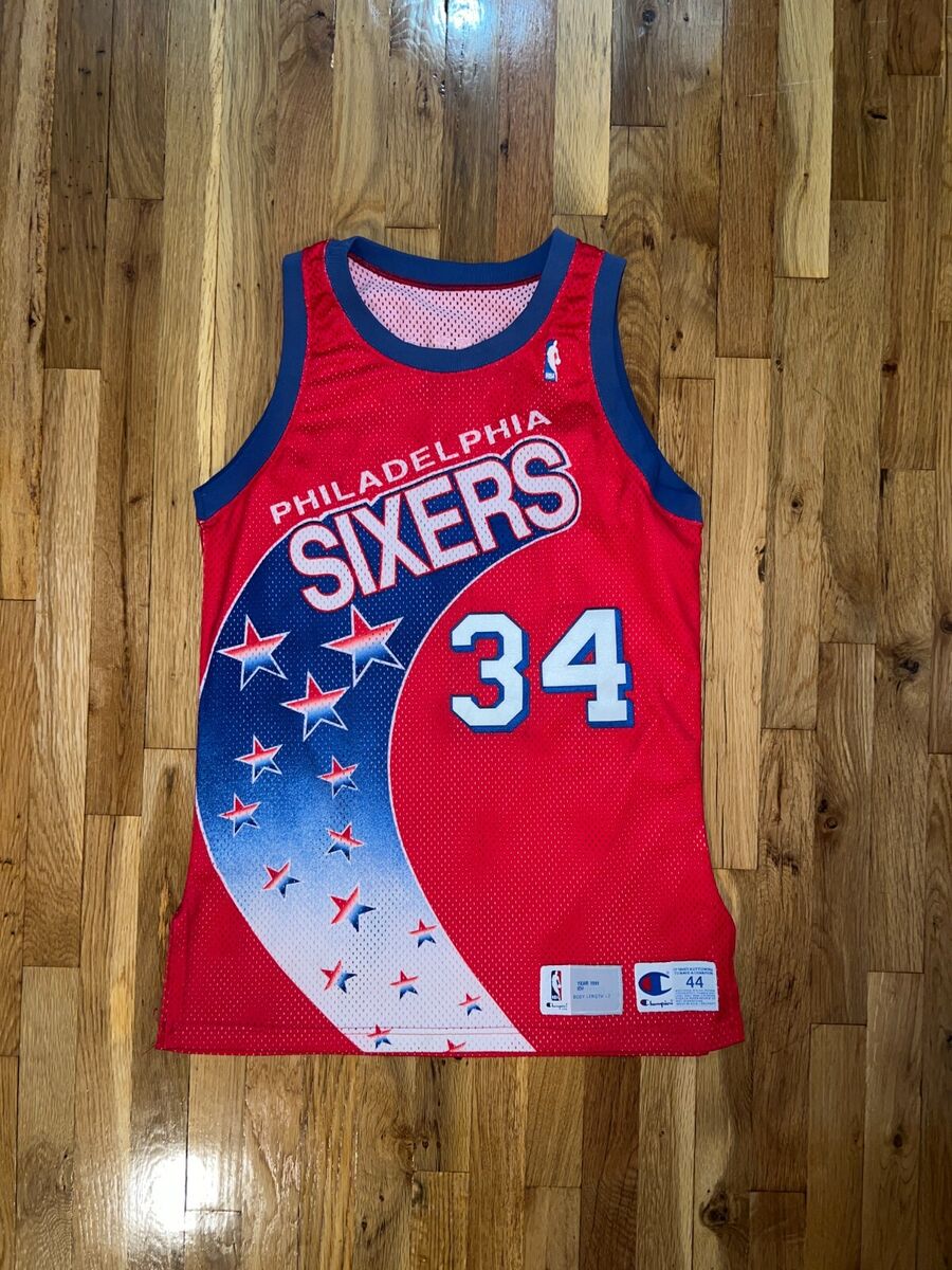 CHARLES BARKLEY Champion PHILADELPHIA 76ERS Authentic Jersey CHARLES BARKLEY Champion PHILADELPHIA 76ERS Authentic Jersey